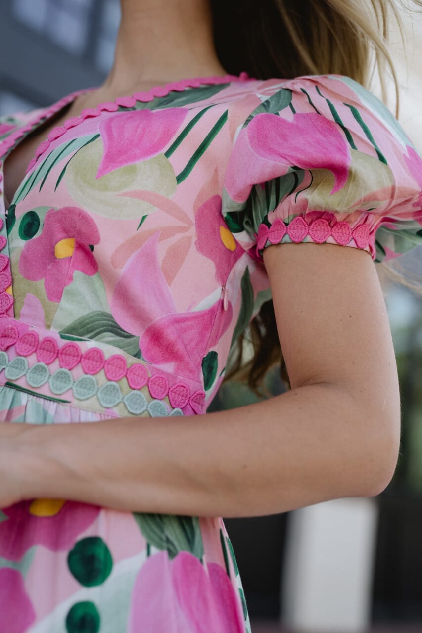 Briton Court | Gigi Midi- Frosted Pink
