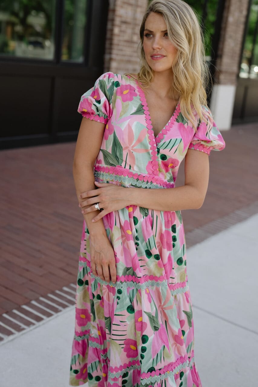Briton Court | Gigi Midi- Frosted Pink