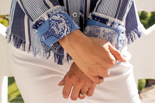 Dizzy Lizzie | Cape Cod Shirt Blue Stripes | Cloister Collection | SHIRTS
