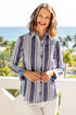 Dizzy Lizzie | Cape Cod Shirt Blue Stripes | Cloister Collection | SHIRTS
