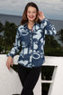 Dizzy Lizzie | Cape Cod Shirt Denim with our Gorgeous Print | Cloister Collection | SHIRT