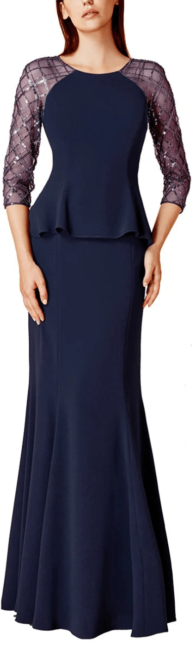 Daymor Couture | Daymor Couture | Long Peplum Dress | Cloister Collection | M.O.B.