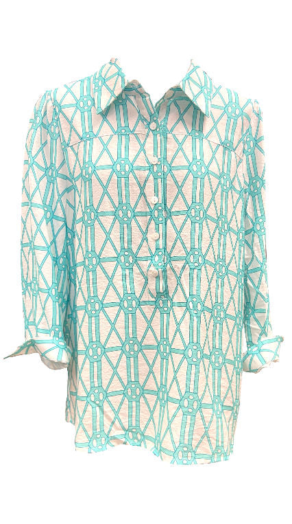 Boho Chic | Diamond Print Top