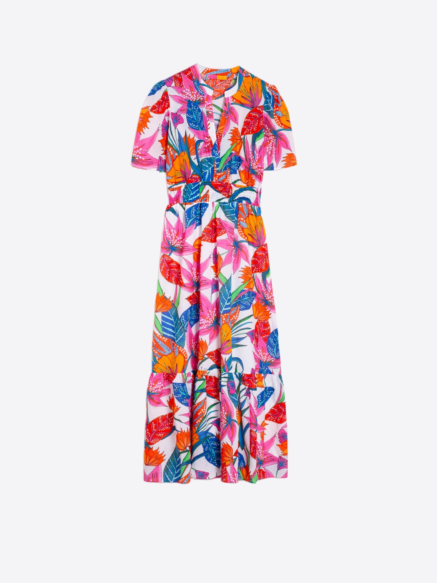 Vilagallo | Tropical Print Long Dress