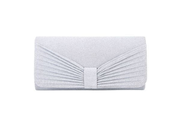 Nima Accessorie | Ladies Creased Evening Clutch Handbag