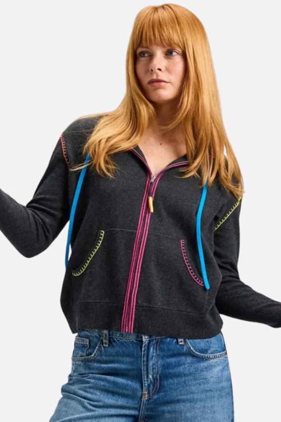 Zaket & Plover | Embroidery Heart Hoodie