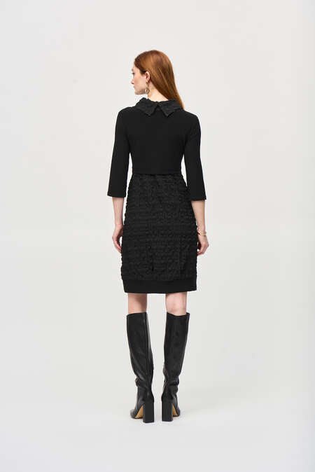 Joseph Ribkoff | Joseph Ribkoff | Dress W/pucker Knit | Cloister Collection | UPDATED MATURE
