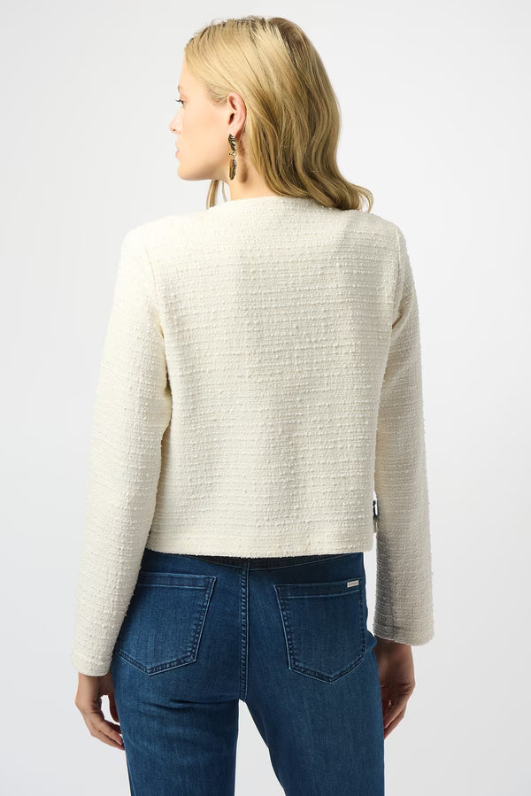 Joseph Ribkoff | Boucle Jacket W/denim Trim