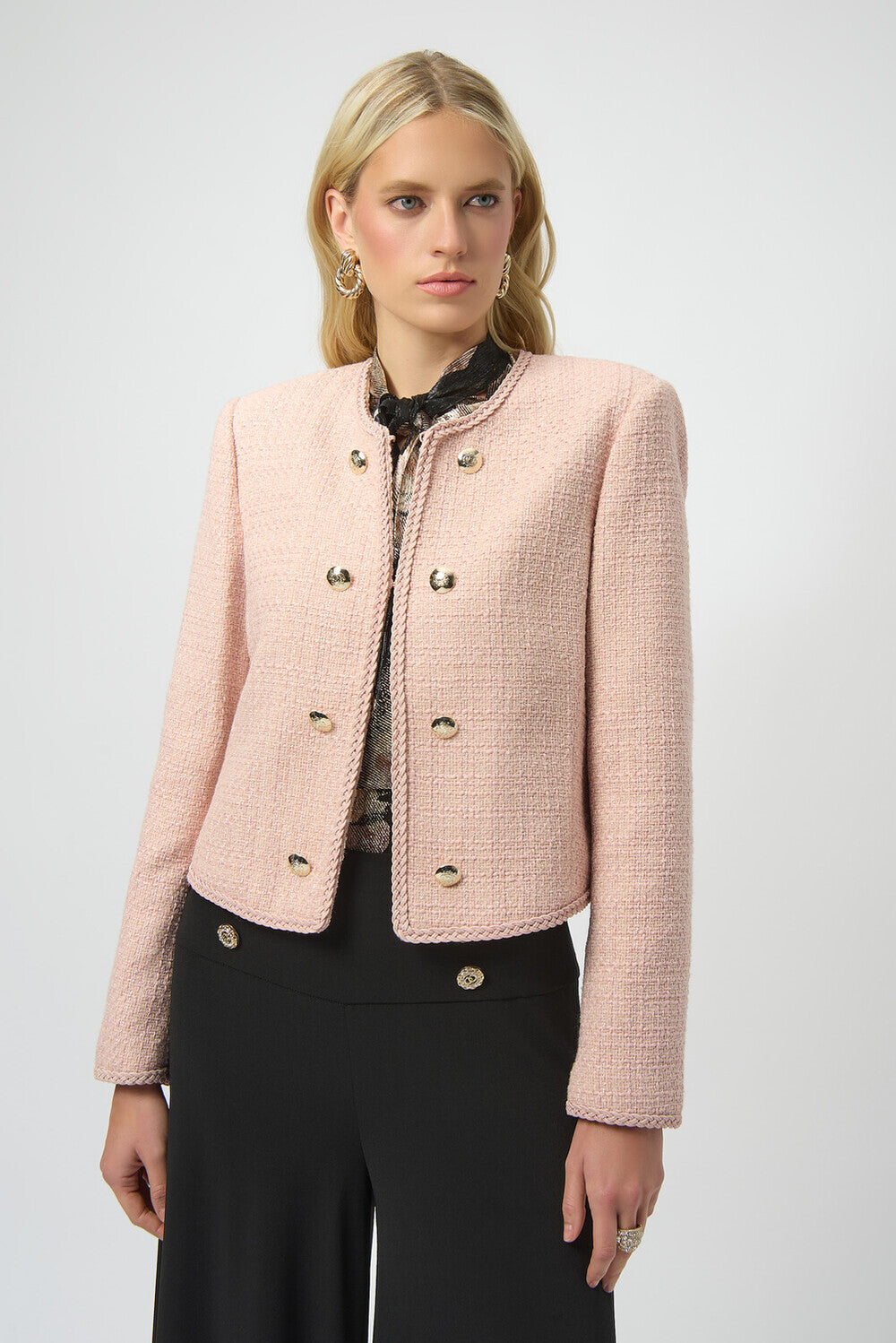 Joseph Ribkoff | Boucle Jacket - Rose