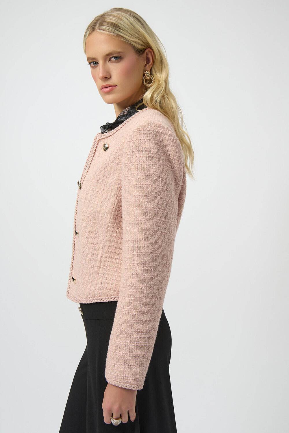 Joseph Ribkoff | Boucle Jacket - Rose