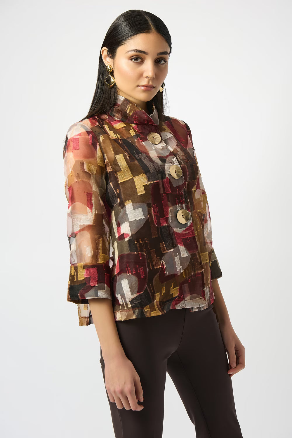 Joseph Ribkoff | Organza 2-pc Trapeze Jacket