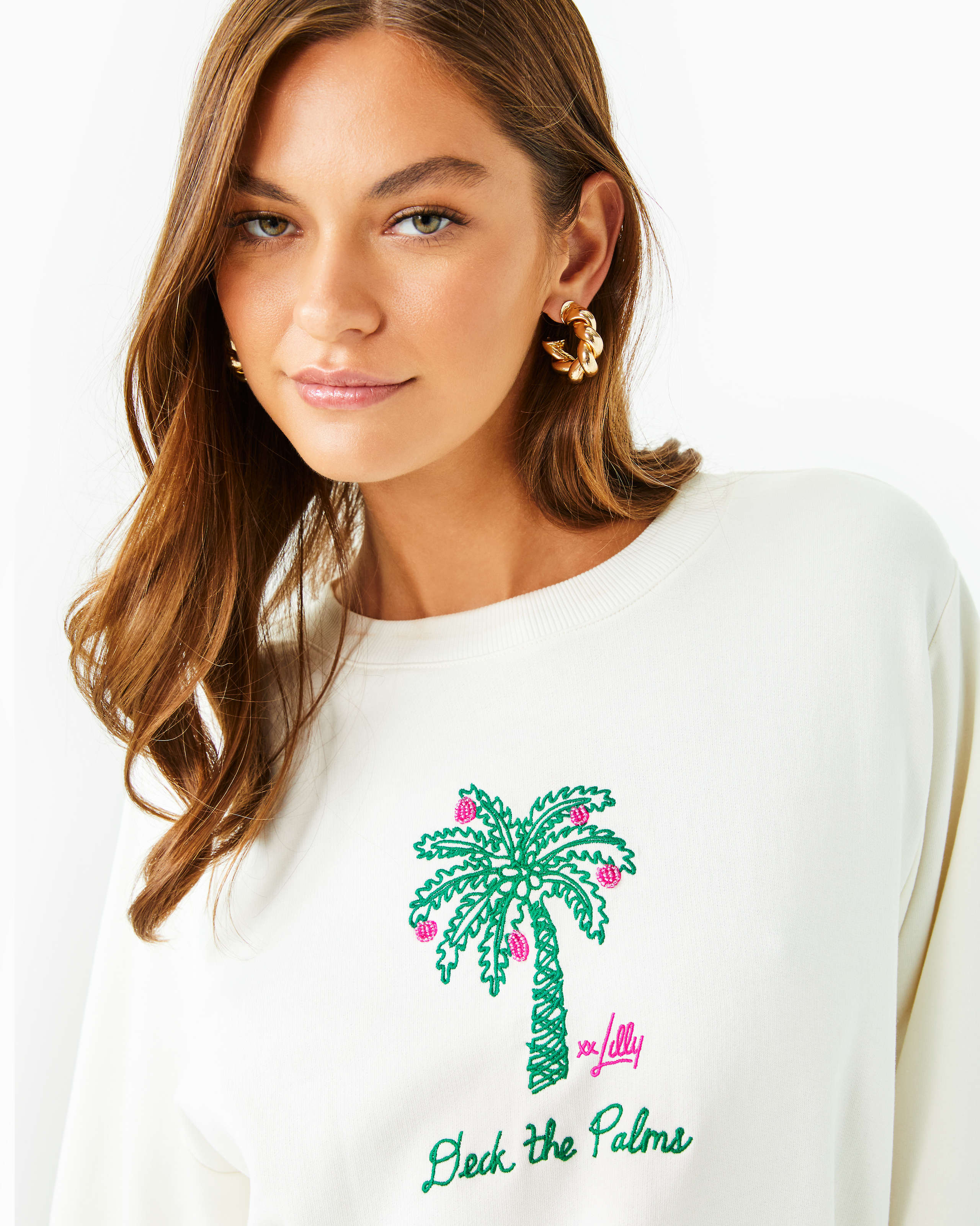 Lilly Pulitzer | Lilly Pulitzer | Ballad Cotton Sweatshirt | Cloister Collection | LADIES
