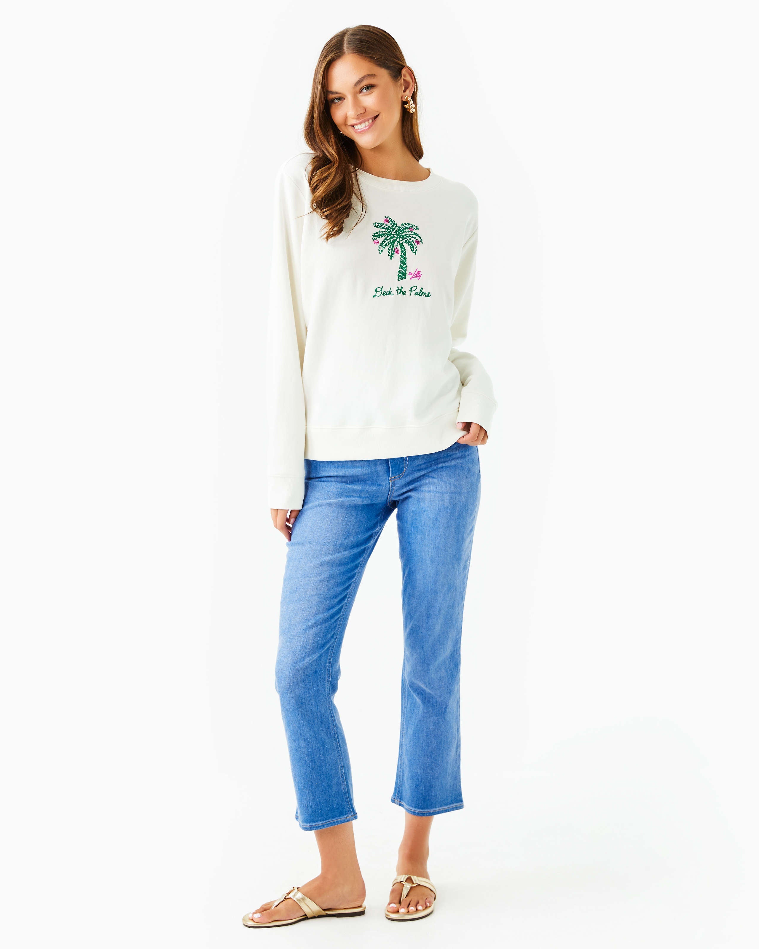 Lilly Pulitzer | Lilly Pulitzer | Ballad Cotton Sweatshirt | Cloister Collection | LADIES