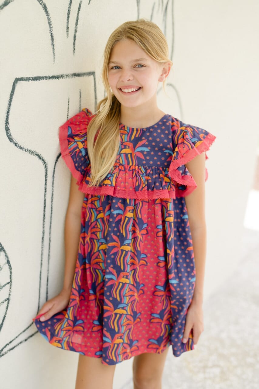 Briton Court | Girls Madeline Yoke Dress