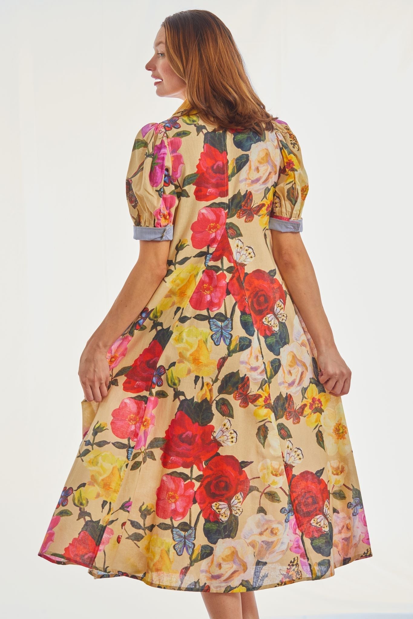 Dizzy Lizzie | Montauk Dress Vintage Floral Print | Cloister Collection | DRESSES