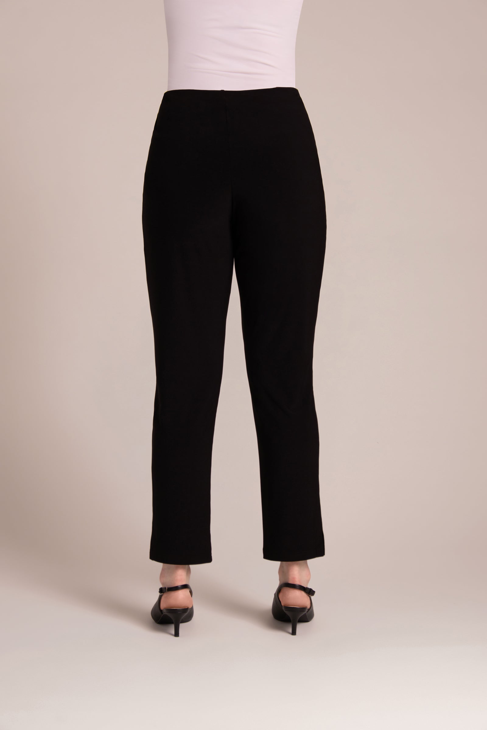 Sympli | Narrow Pant Midi - Black Pearl
