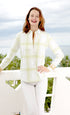 Dizzy Lizzie | Rome Shirt Green White Geo | Cloister Collection | TOPS