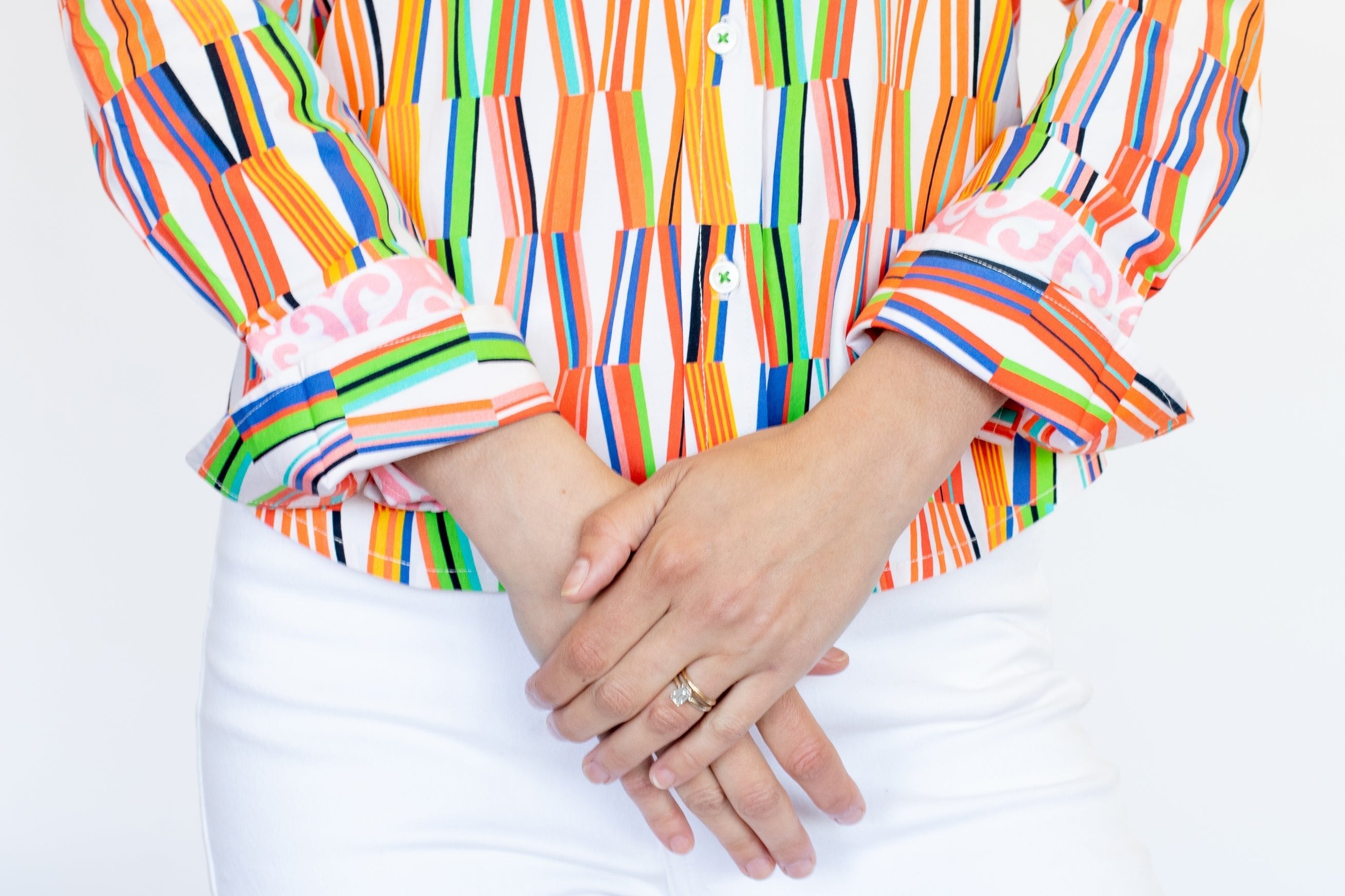 Dizzy Lizzie | Rome Shirt in New Kaleidoscope Print | Cloister Collection | SHIRTS