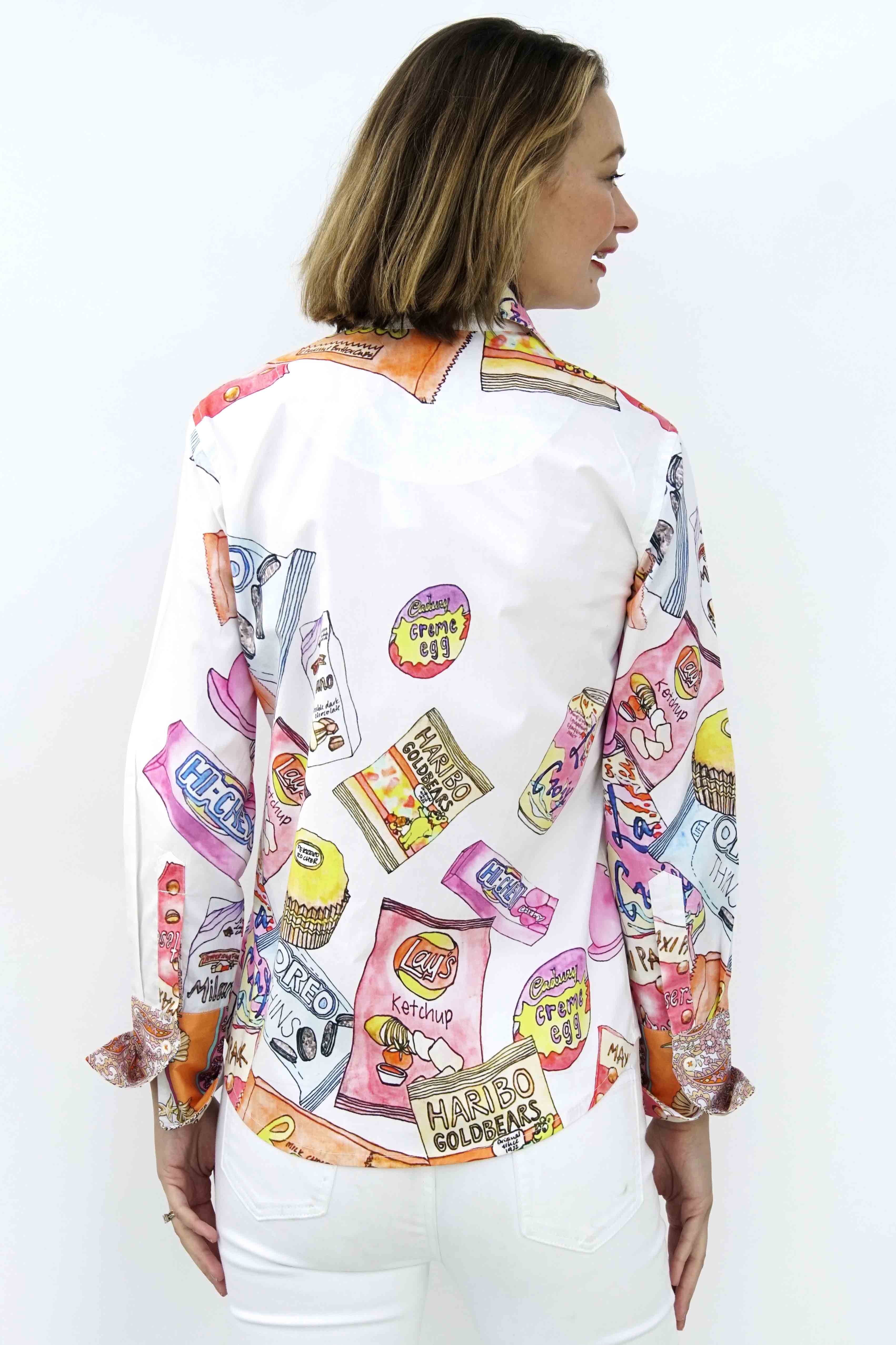Dizzy Lizzie | Rome Shirt Lo Cal Print | Cloister Collection | SHIRTS