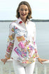 Dizzy Lizzie | Rome Shirt Lo Cal Print | Cloister Collection | SHIRTS