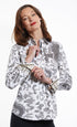 Dizzy - Lizzie | Rome Shirt with Grey Dragon Print | Cloister Collection | SHIRT