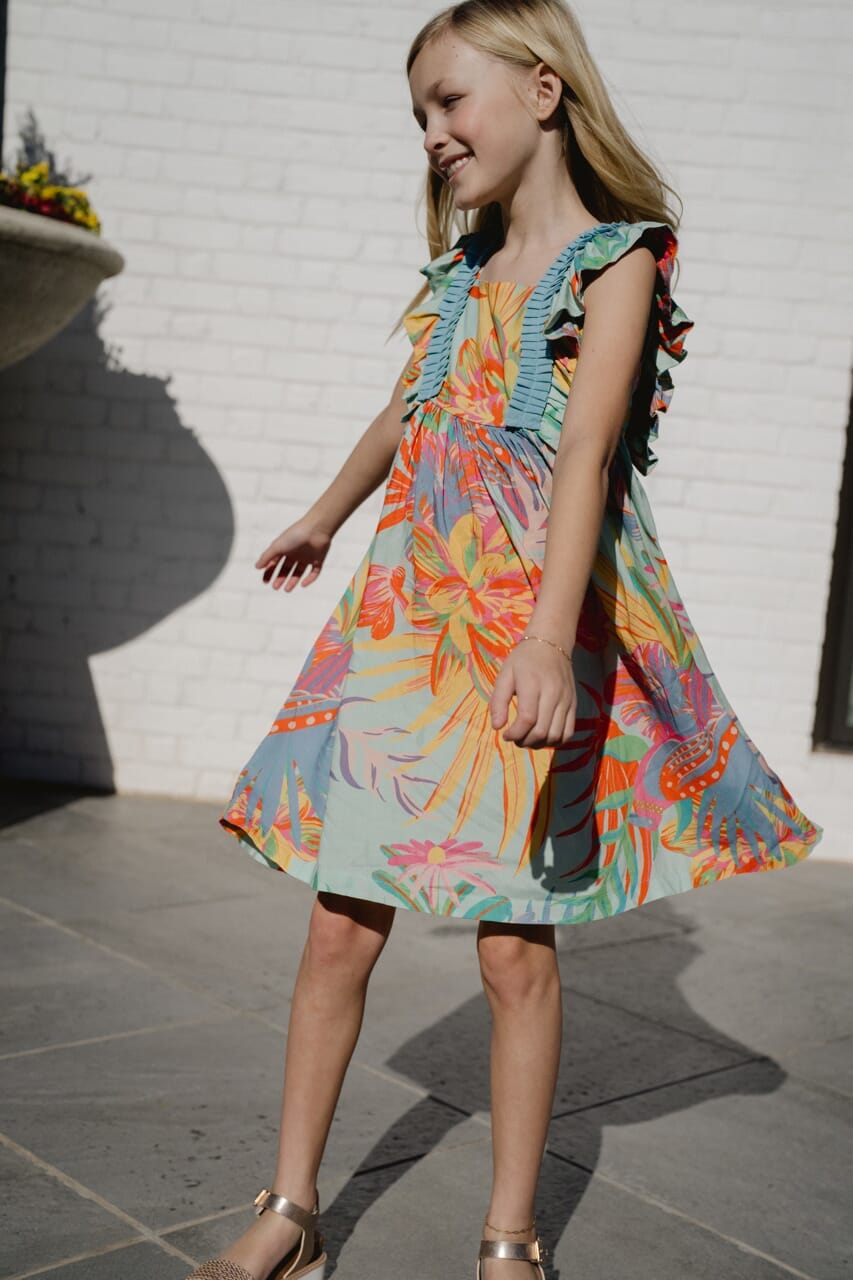 Briton Court | Girls Ruby Sleeveless Dress