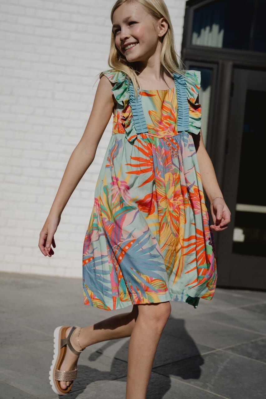 Briton Court | Girls Ruby Sleeveless Dress