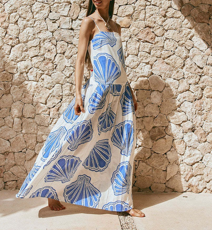 Cloister Collection | Linen Sleeveless Tube Top Dress