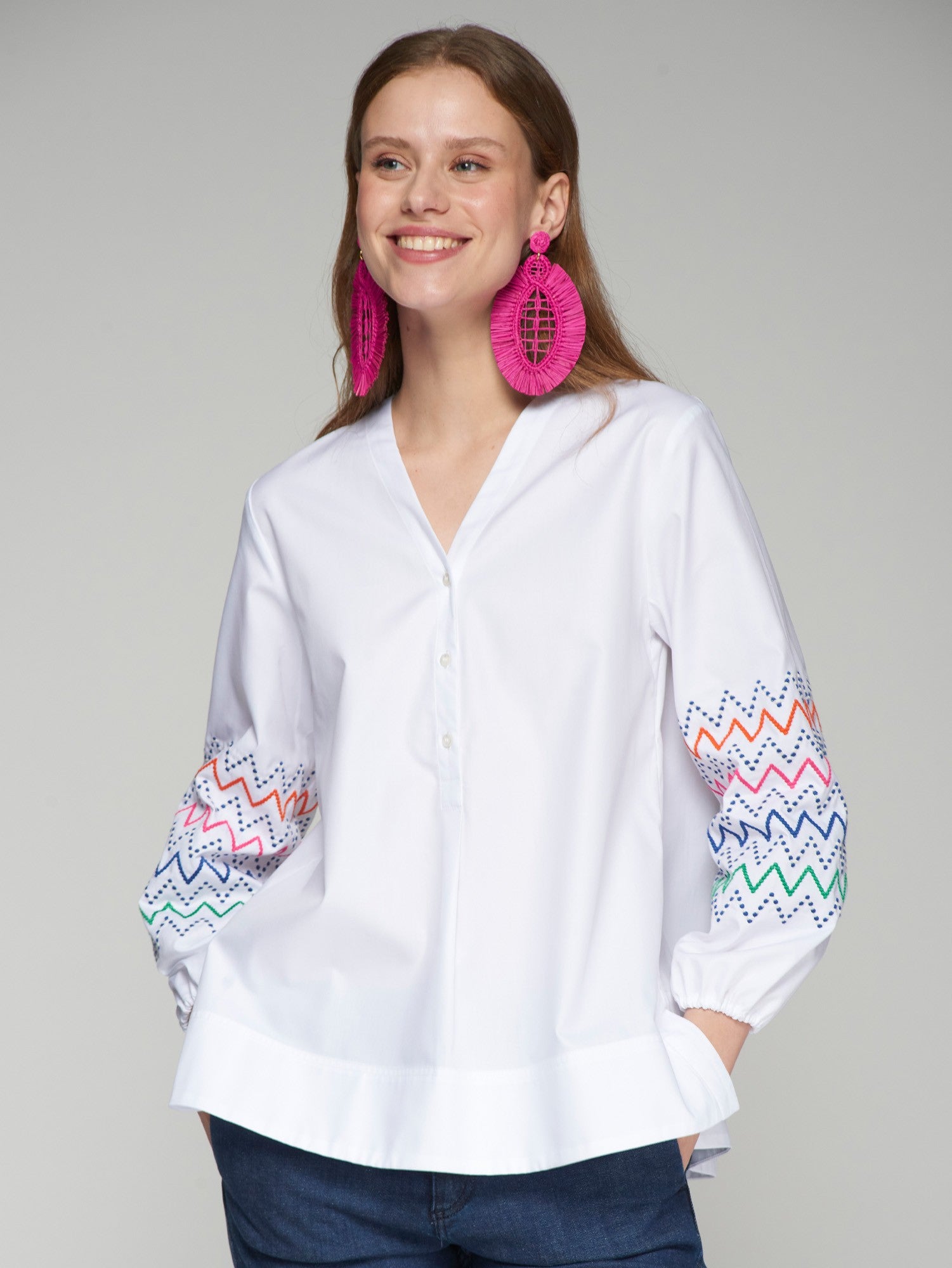 Vilagallo | Ebba Embroidered Shirt