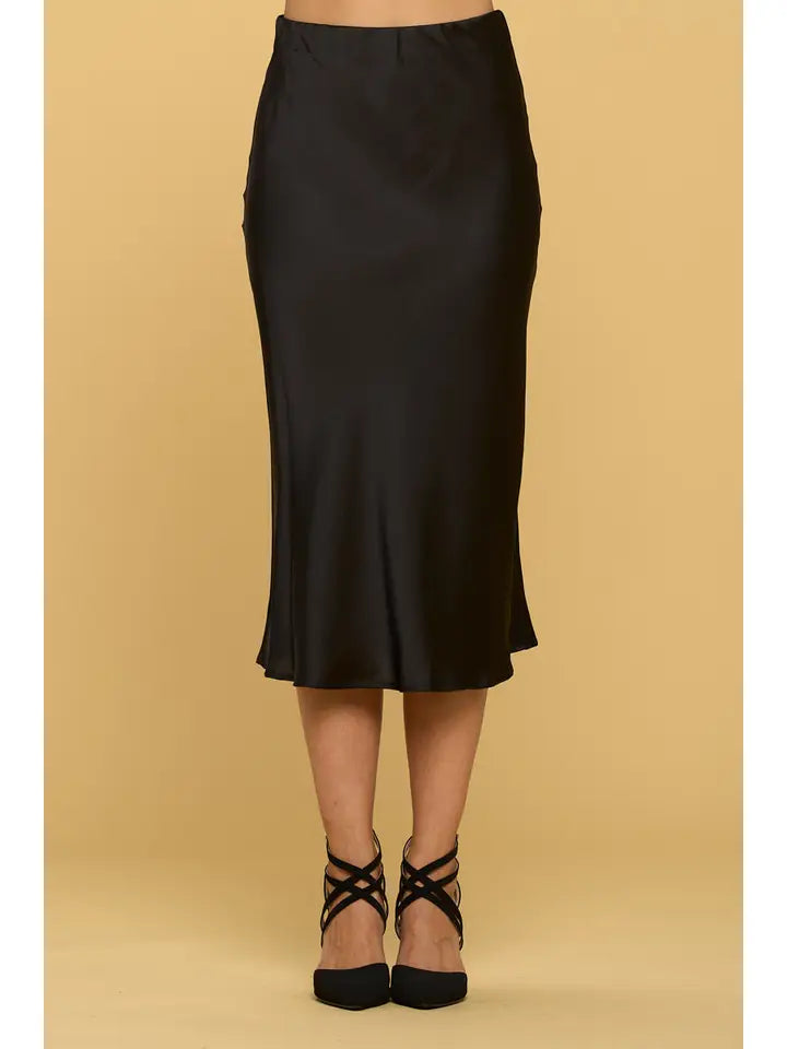 Cloister Collection | Solid Satin Skirt