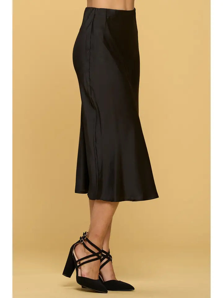 Cloister Collection | Solid Satin Skirt