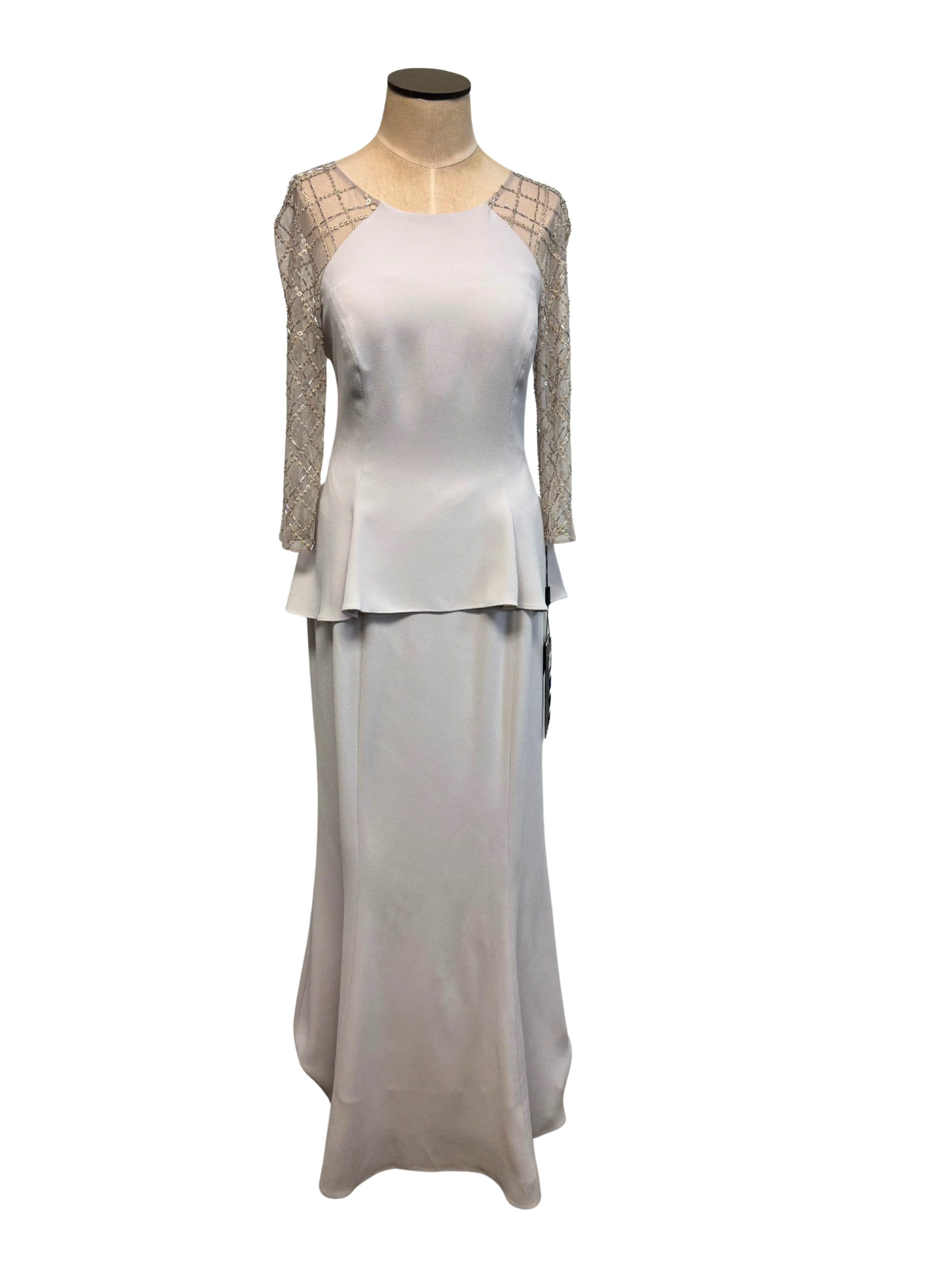 Daymor Couture | Long Peplum Dress