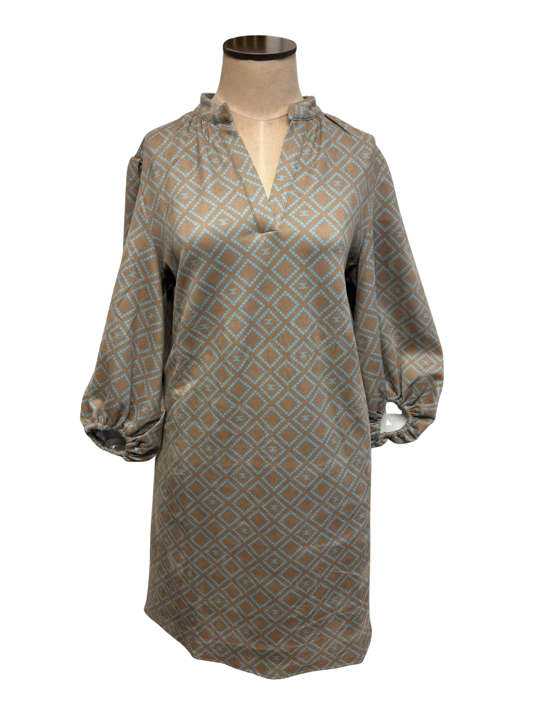 Boho Chic | Faux Suede Geometric Dress