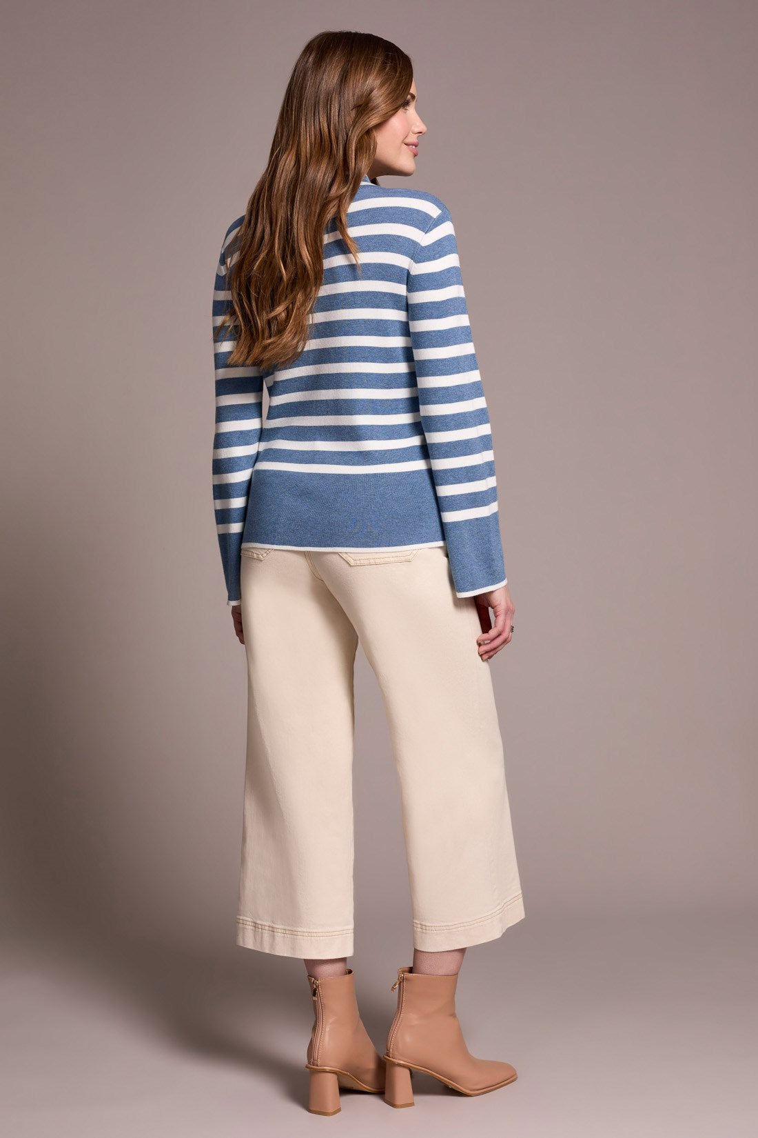 Long Sleeve Funnel Neck Sweater