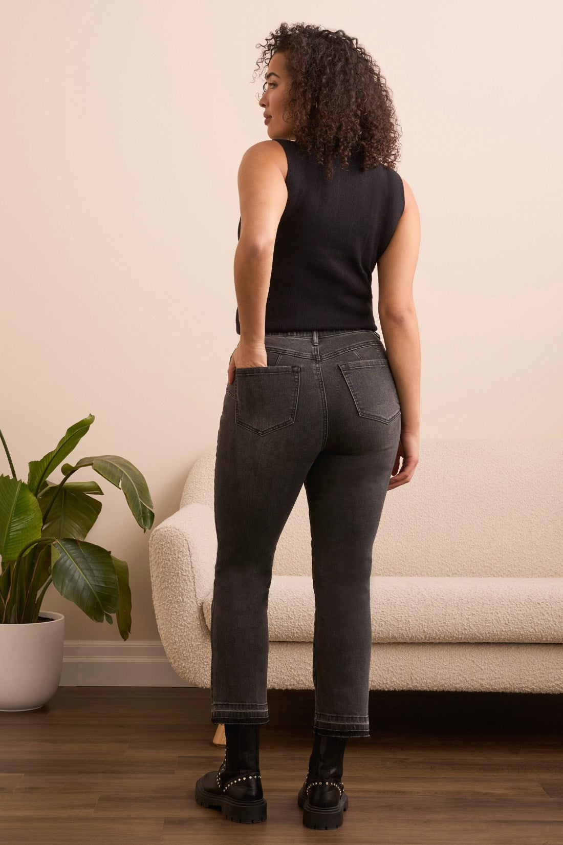 Tribal | Sophia Curvy Micro Flare Jeans