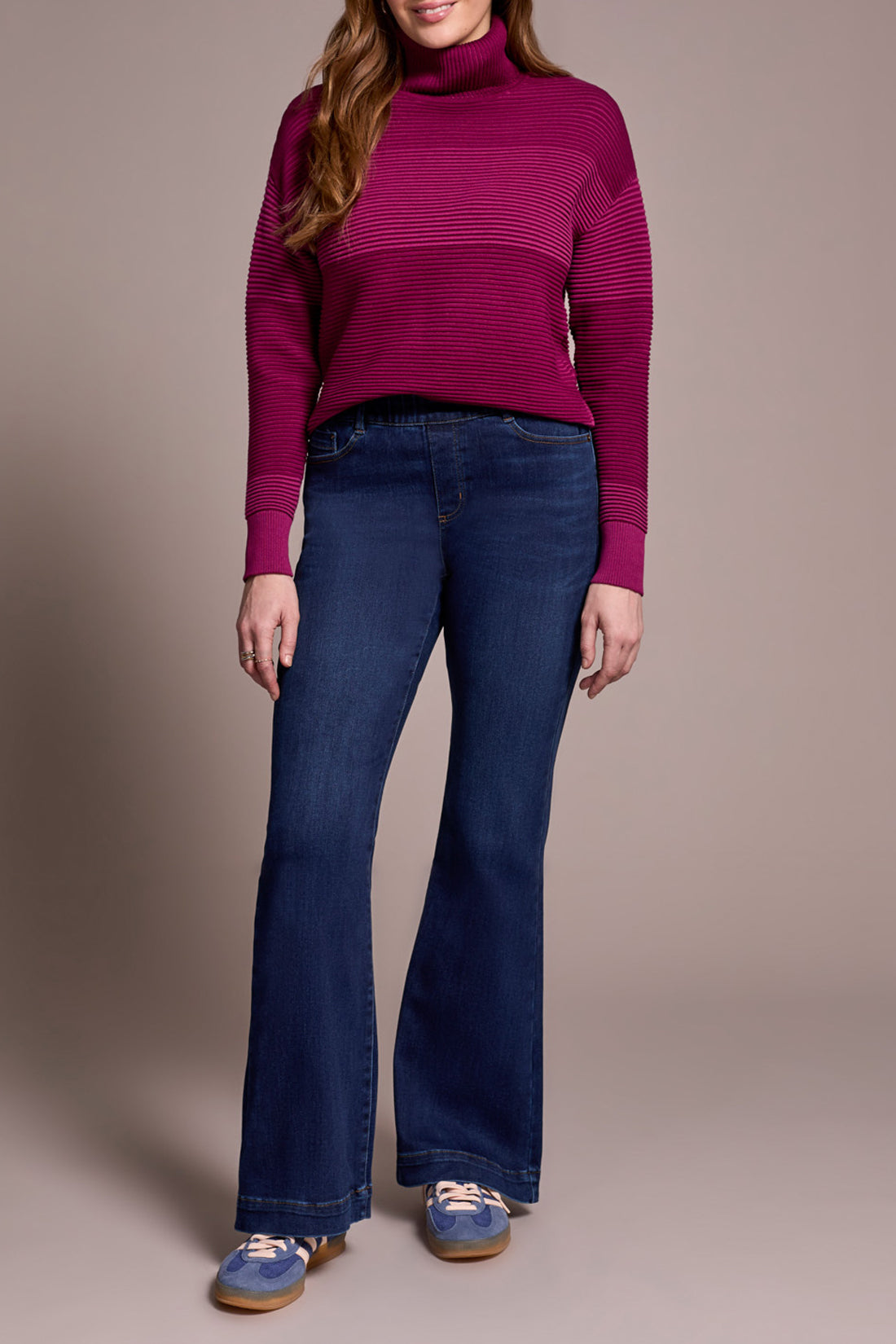 Tribal | Audrey Boundless Pull on Flare Jeans