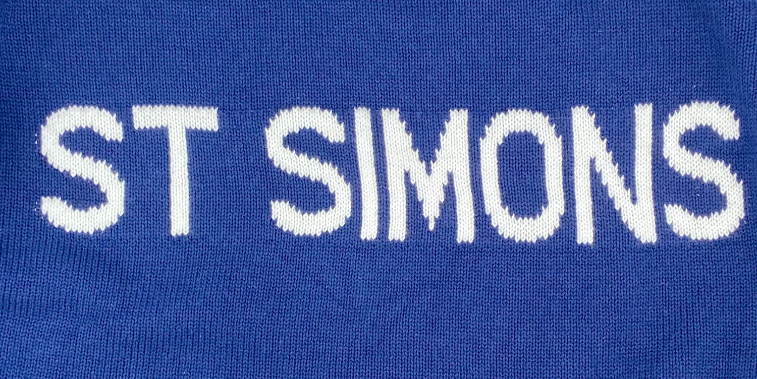 Pink Pineapple | Classic Saint Simons Sweater | Pink Pineapple | Cloister Collection Designer Fashion