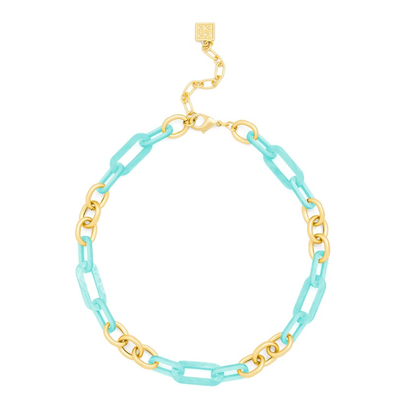 Cloister Collection | Chain Necklace Bblue