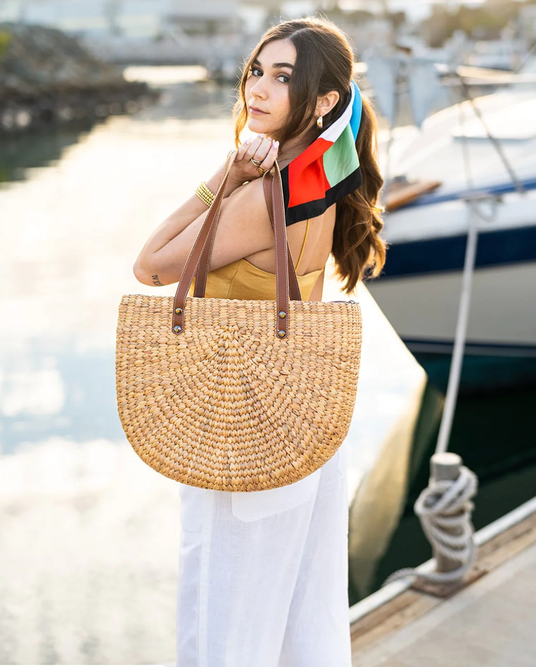 Sea & Grass | Large Coastal Tote