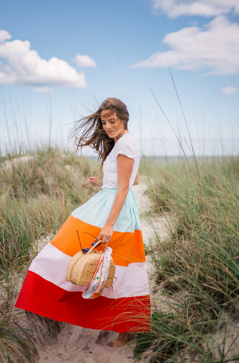 Sea & Grass | Small Picnic Tote