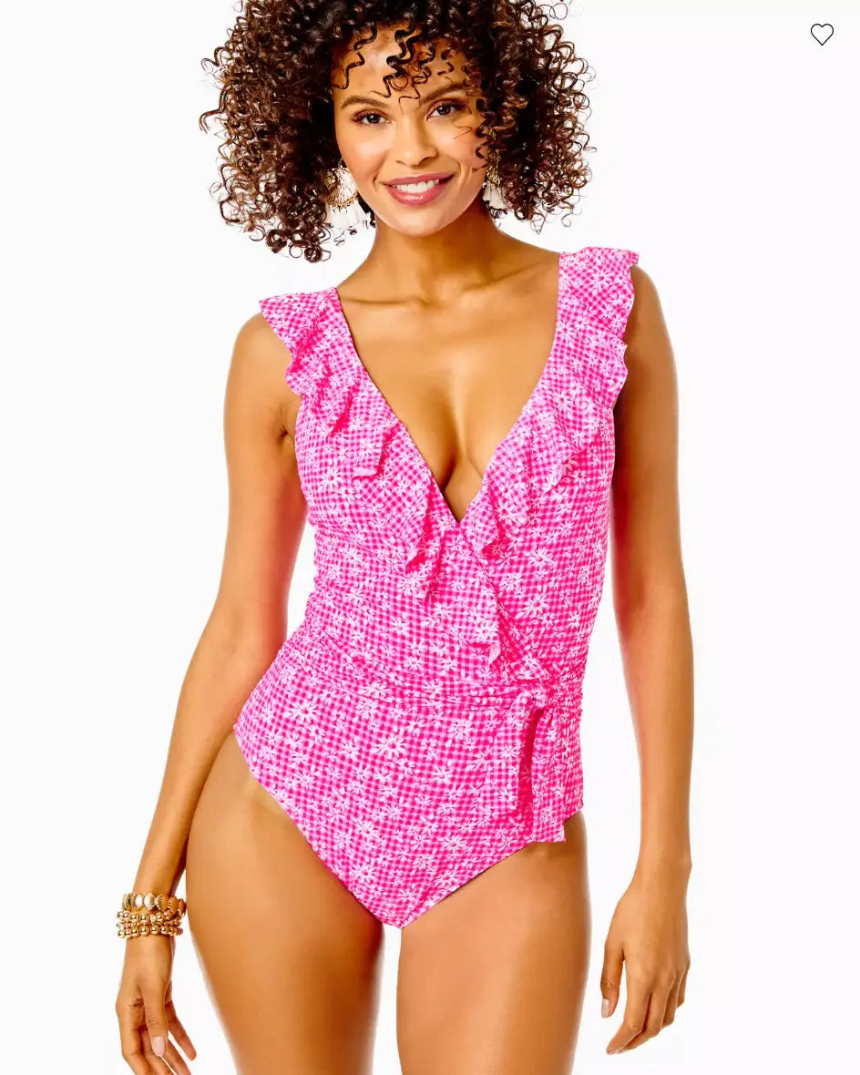 Lilly pulitzer fiesta 2024 one piece swimsuit