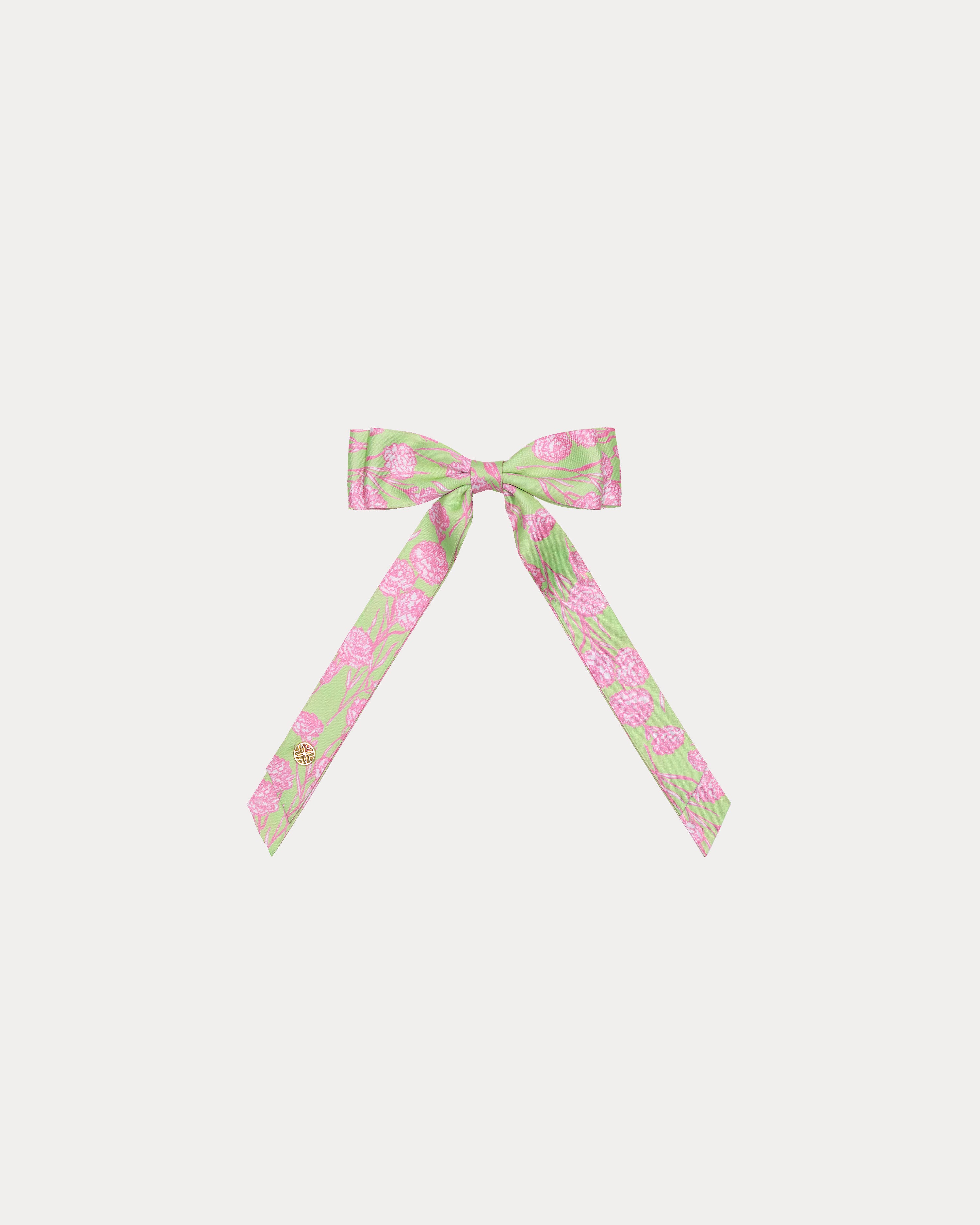 Bow Hair Clip - Pistachio Macaron