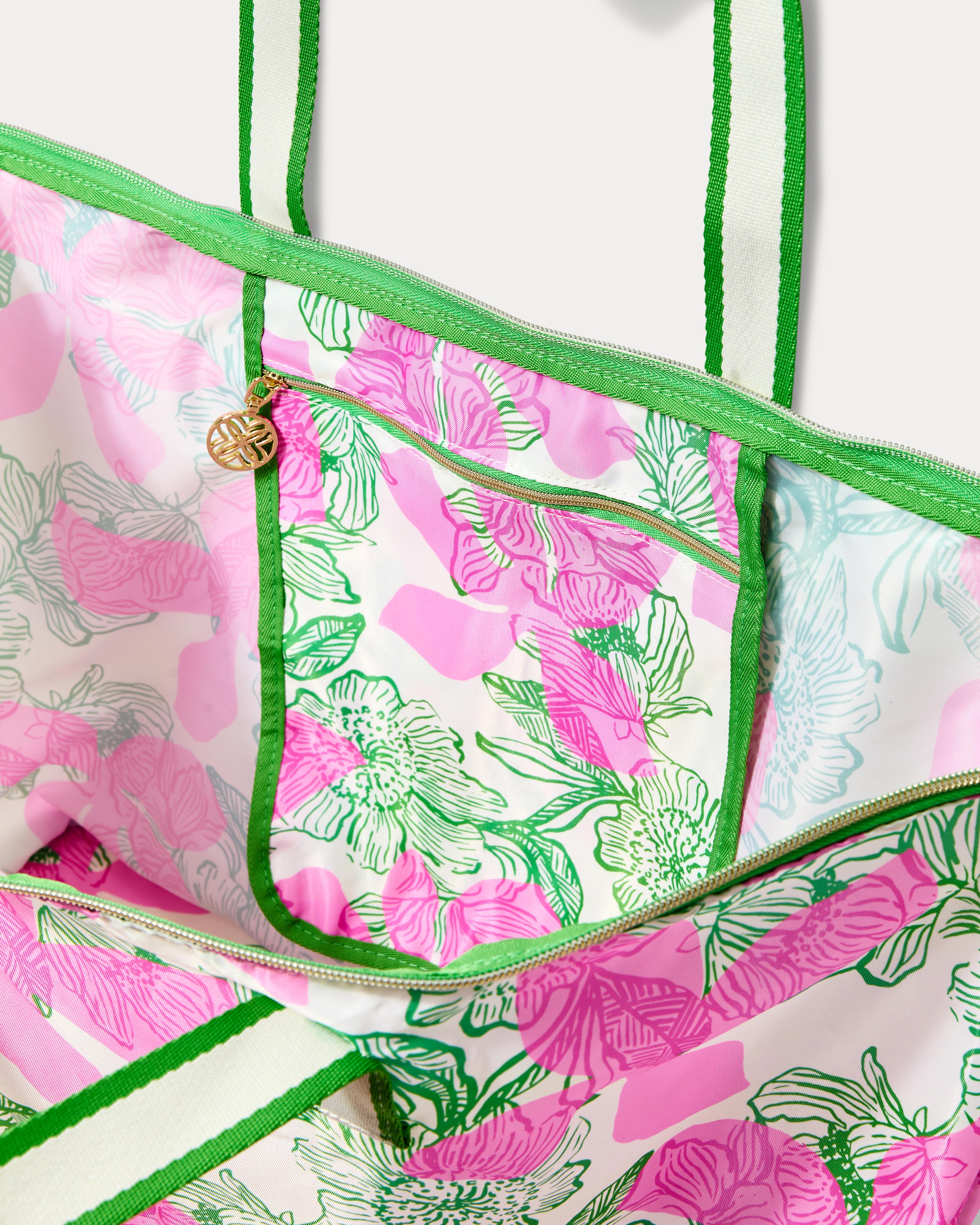 Packable Tote, Sunset Shadows