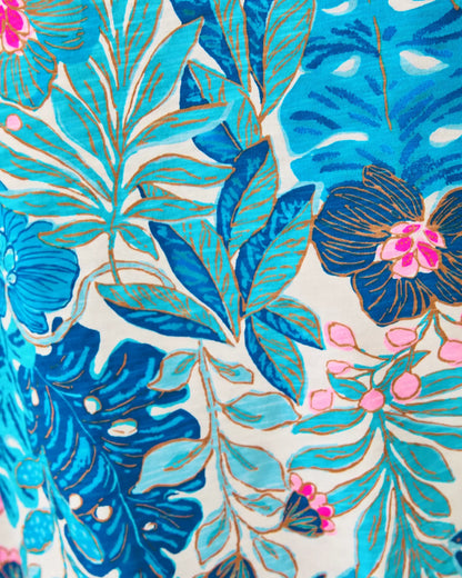 Lilly Pulitzer | Etta Scoop Neck Top - Breezy Aqua