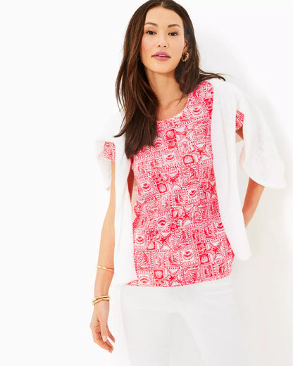 Lilly Pulitzer | Etta Scoop Neck Top