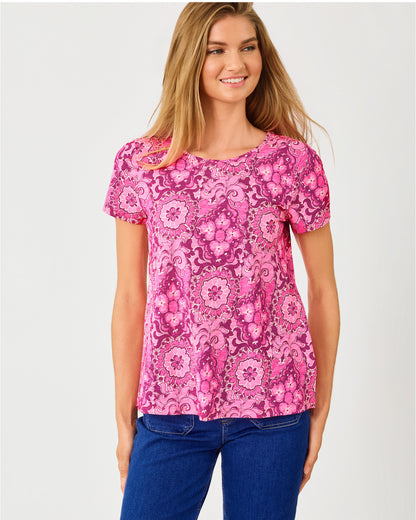 Etta Scoop-neck Top