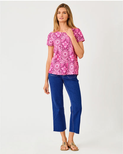 Etta Scoop-neck Top