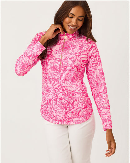 Upf 50+ Skipper Popover - Pink Aster A Rose