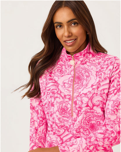 Upf 50+ Skipper Popover - Pink Aster A Rose