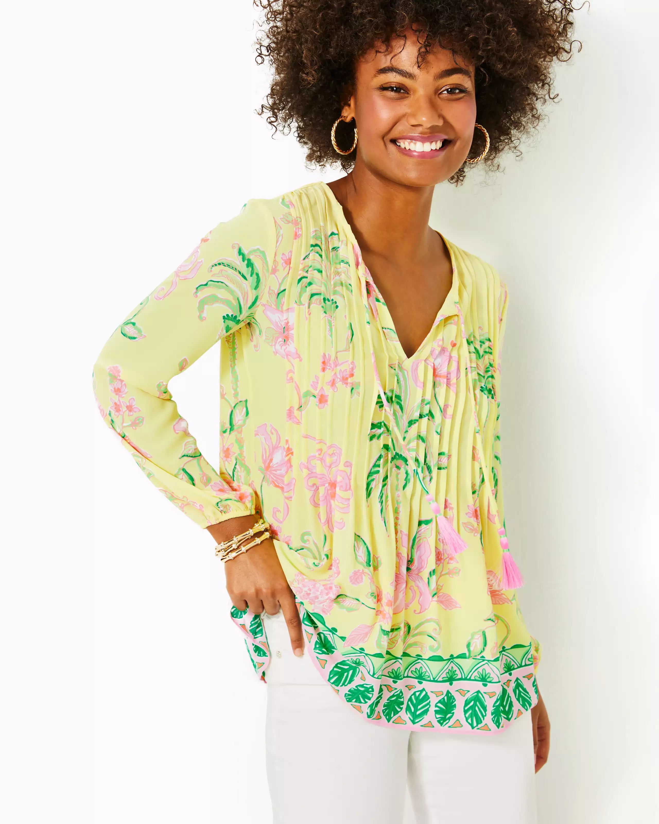Lilly Pulitzer | Marilina Long Sleeve Tuni | Lilly Pulitzer | Cloister Collection Designer Fashion